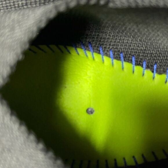 Rothy’s The Point black with blue trim flats, size 9.5 - Picture 7 of 10